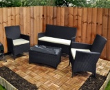 Outdoor Rattan Sofa and Chairs Set FSR DS
